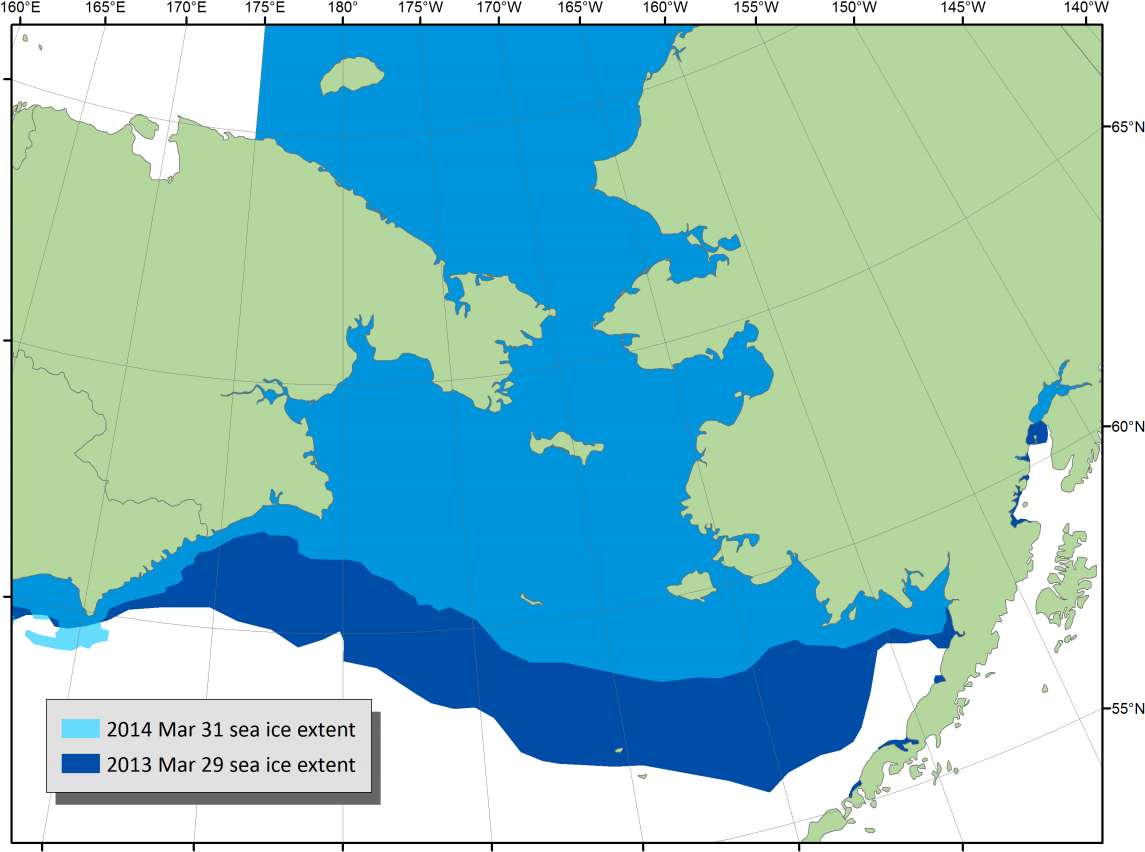 The Sea Ice In Cook Inlet Was Generally In Retreat - Alaska Clipart (1200x927), Png Download