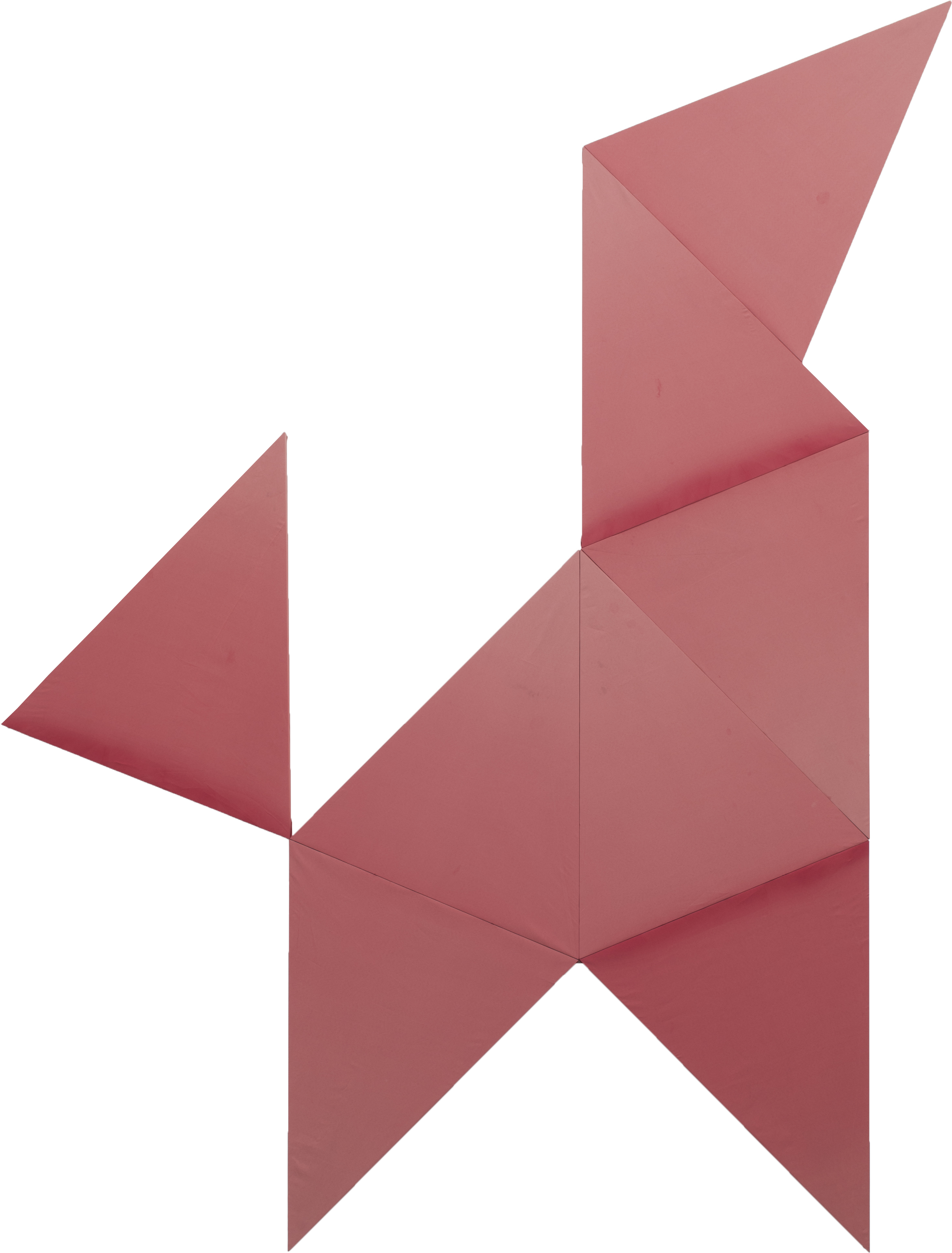 Tangram , - Origami Clipart (2936x3862), Png Download
