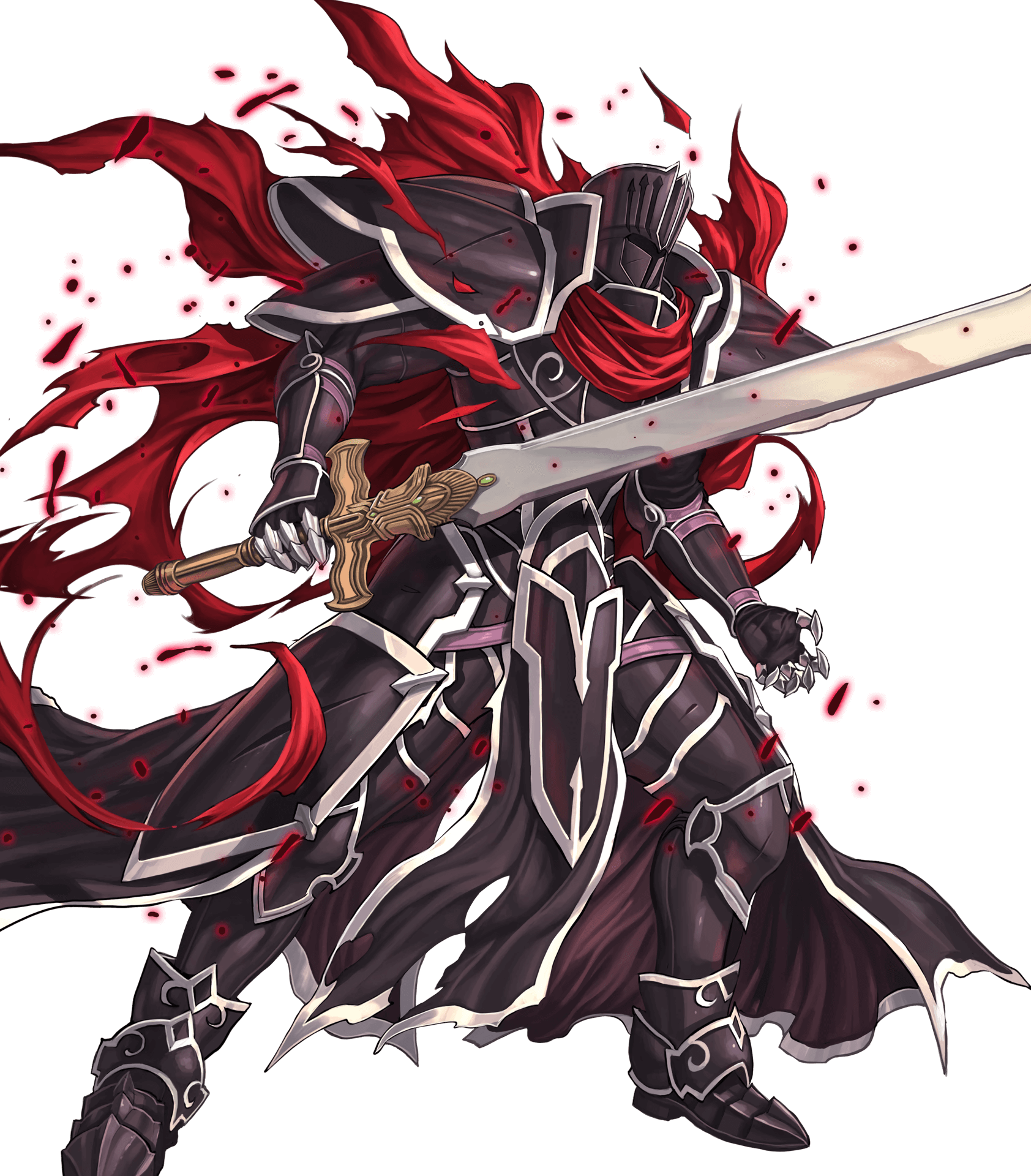 Black Knight Fire Emblem Heroes Clipart (1684x1920), Png Download