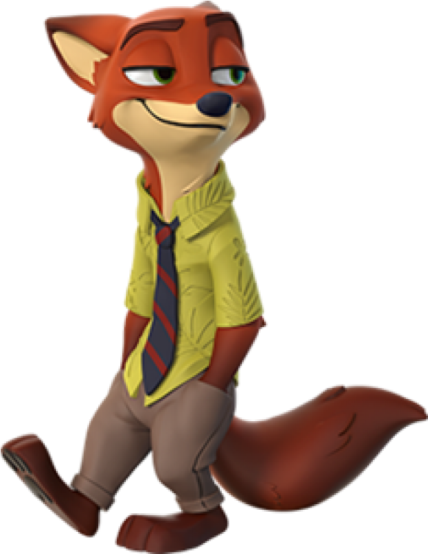 Nick Zootopia Disney Infinity Clipart (800x800), Png Download