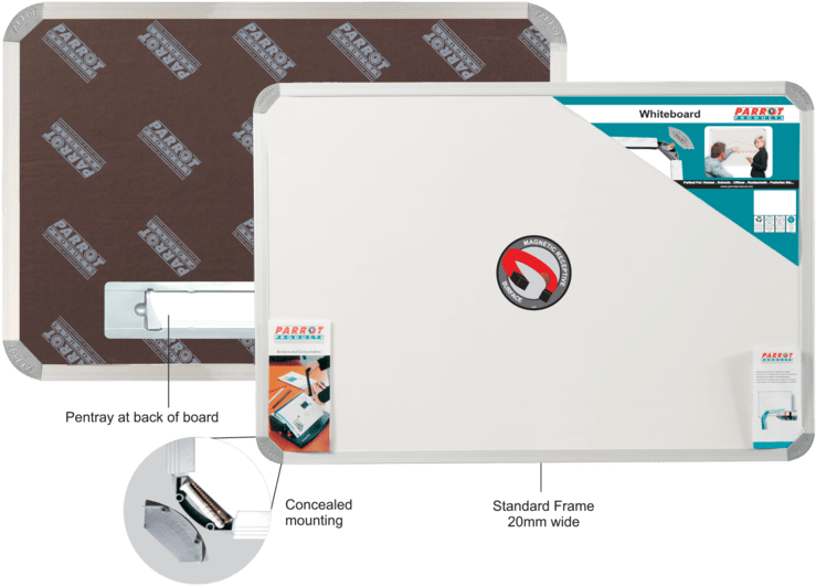 Standard Magnetic Whiteboard 600×450 Clipart (800x560), Png Download