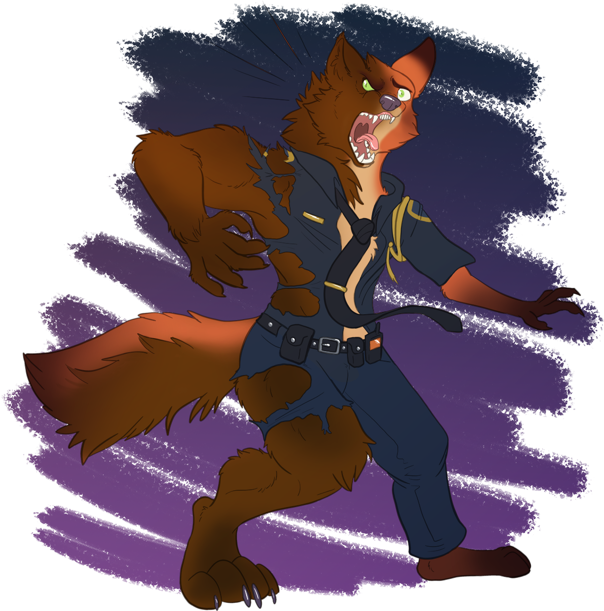 [c] Officer Were Wilde - Cartoon Clipart (1280x1242), Png Download