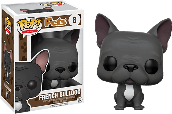 French Bulldog Pop Vinyl Figure - Funko Pop Pets French Bulldog Clipart (600x600), Png Download