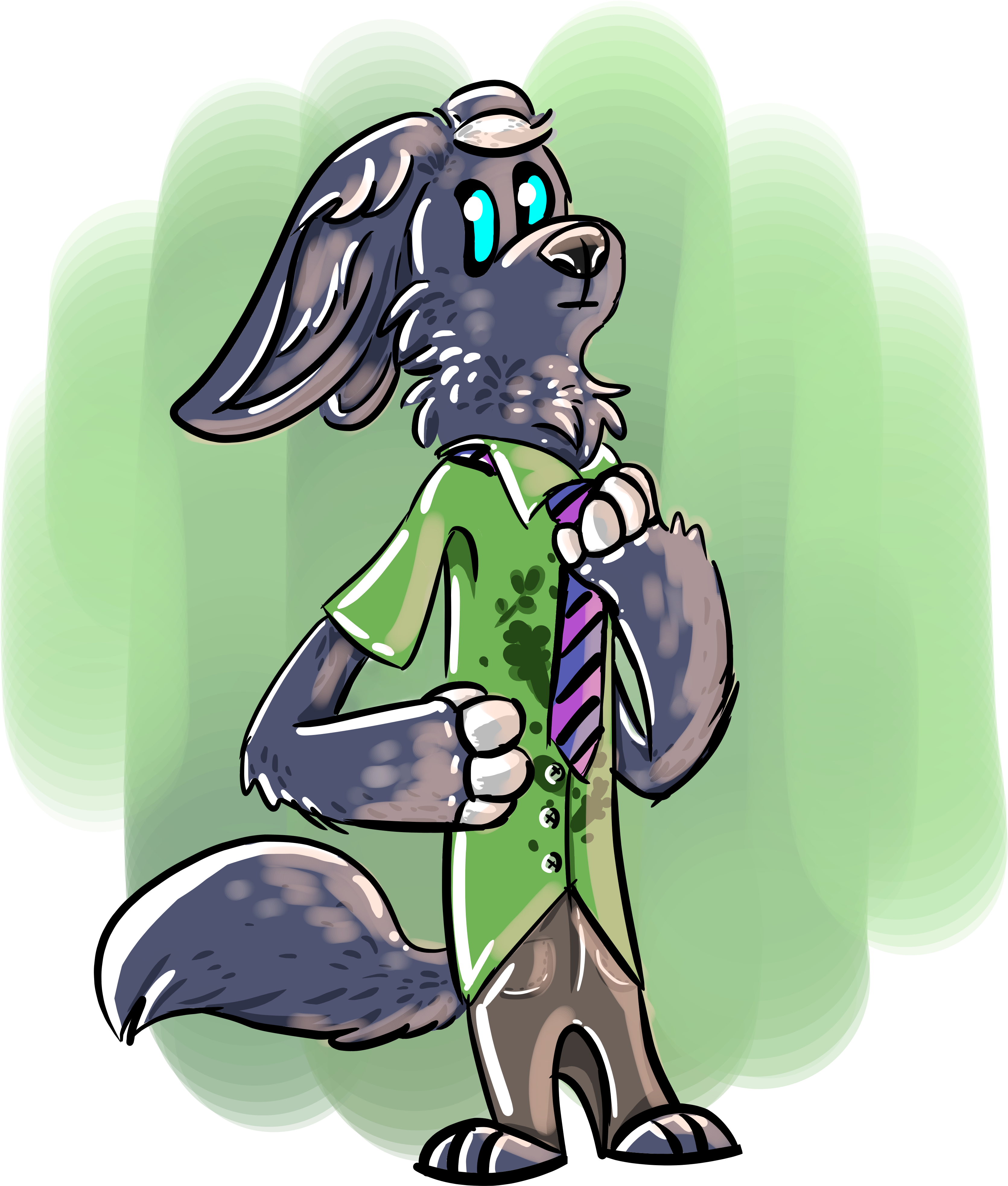 I Cosplayed As Nick Wilde - Cartoon Clipart (4092x4092), Png Download