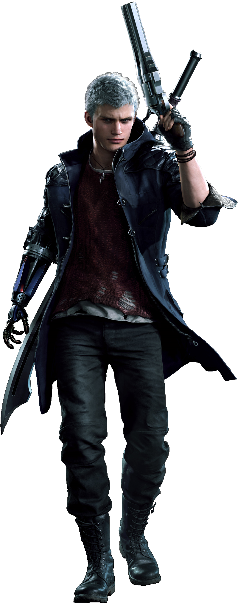 View Samegoogleiqdbsaucenao Codyrhodes , - Jacket Dmc 5 Nero Clipart (1110x2034), Png Download