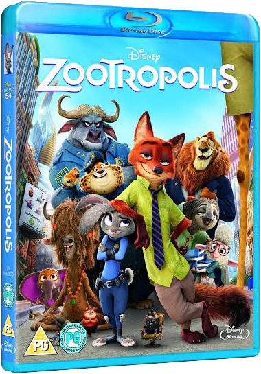 Download Digitally And Receive An Exclusive 'character - Zootopia Bluray Clipart (640x561), Png Download