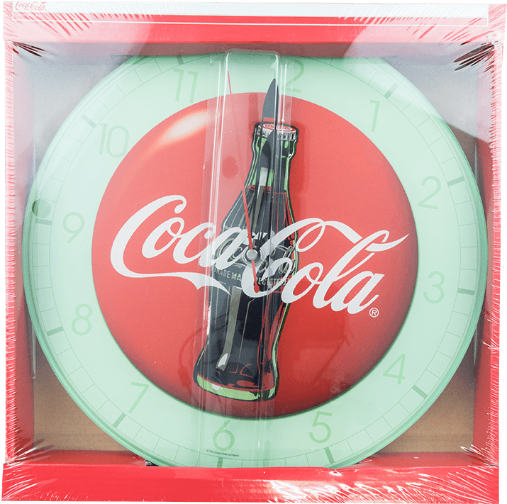 Coca-cola Round Wall Clock - Coca Cola Clipart (1000x1000), Png Download