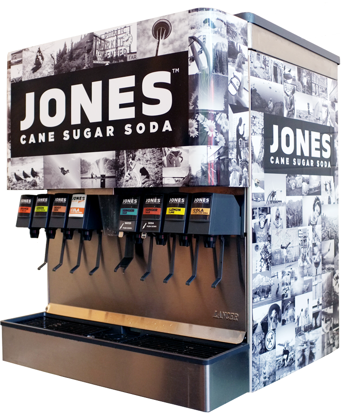 Jones Cane Sugar Fountain Clipart (700x848), Png Download