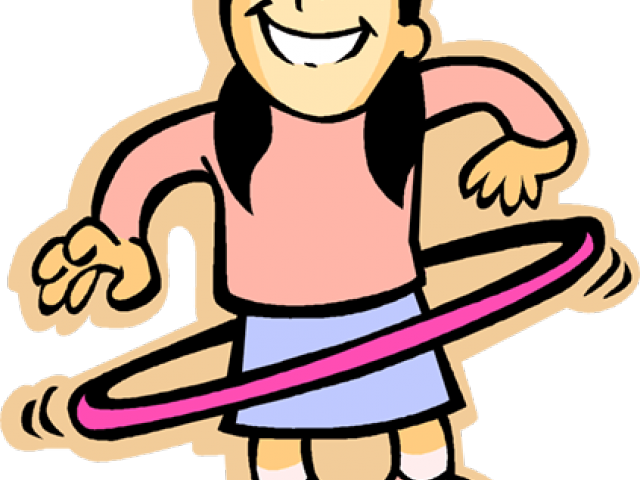 Hula Hoop Coloring Page Clipart (640x480), Png Download