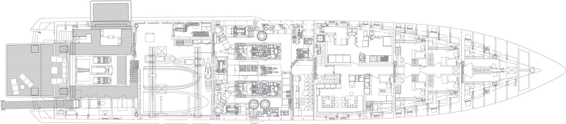 Lower Deck Lower Deck - Technical Drawing Clipart (1925x396), Png Download