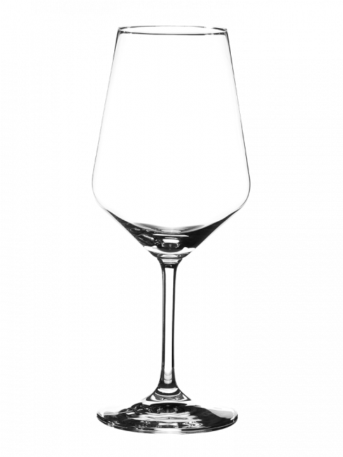 Crystal Glass Red Wine Glass Clipart (489x651), Png Download