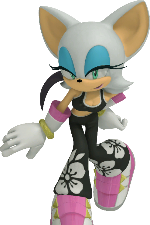 Yes I Am Thinking About What A Hard Jock Goth Serve - Rouge The Bat Sonic Free Riders Clipart (494x743), Png Download