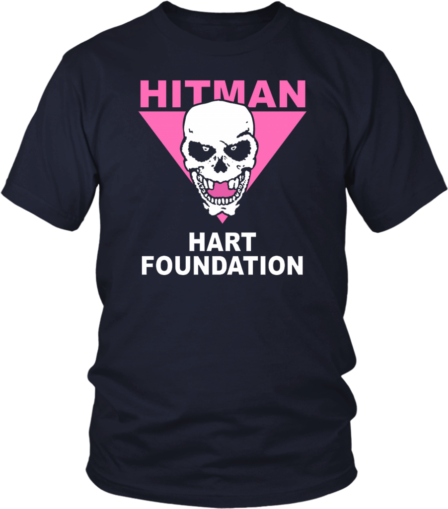 Bret Hart Hitman T-shirt - Bret Hart Hitman Logo Clipart (902x1025), Png Download
