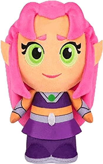 Starfire Supercute 7" Plush - Teen Titans Go Funko Plush Clipart (600x600), Png Download