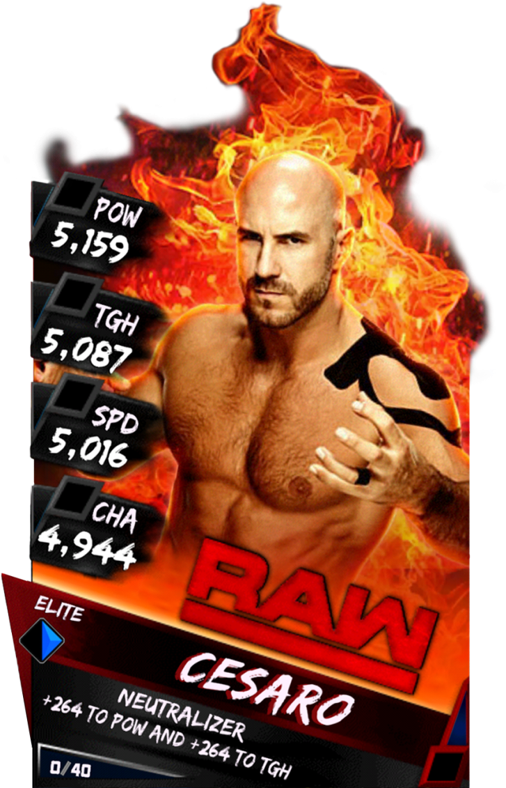 Happy Birthday To "the Swiss Superman\ - Wwe Supercard Elite Cards Clipart (733x1158), Png Download