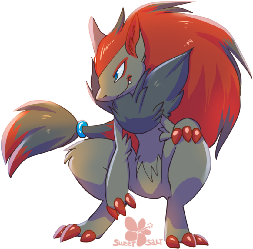 View Zoroark By Sweet Salt-d9pq3p5 , , Png Download Clipart, free png downl...
