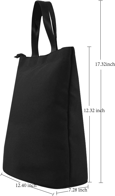 Lunch Bag Png Download - Tote Bag Clipart (481x822), Png Download