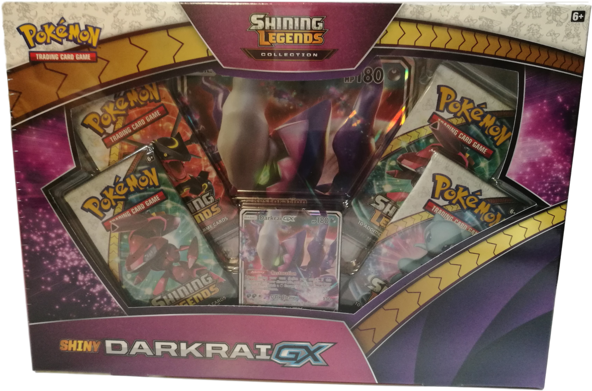 Shining Legends Shiny Darkrai Gx Box - Shiny Darkrai Gx Box Clipart (2048x1448), Png Download