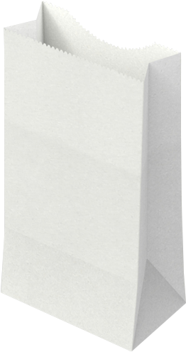 6lb Sos Grocery Bag White - Bag Clipart (1100x1000), Png Download