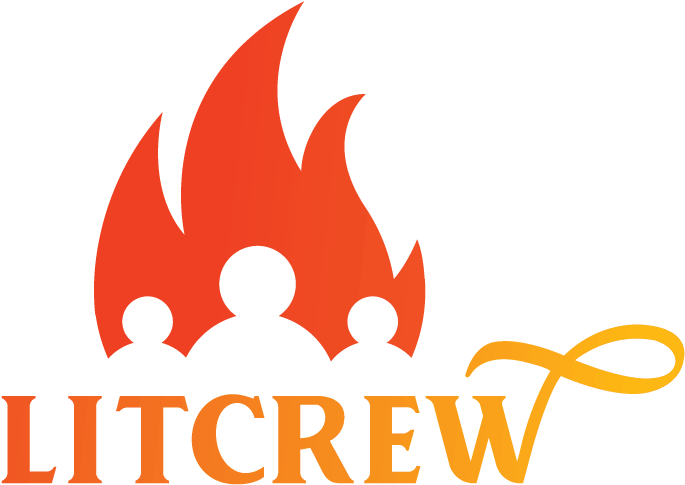 Logo Image Lit Crew - Litcrew Clipart (693x493), Png Download