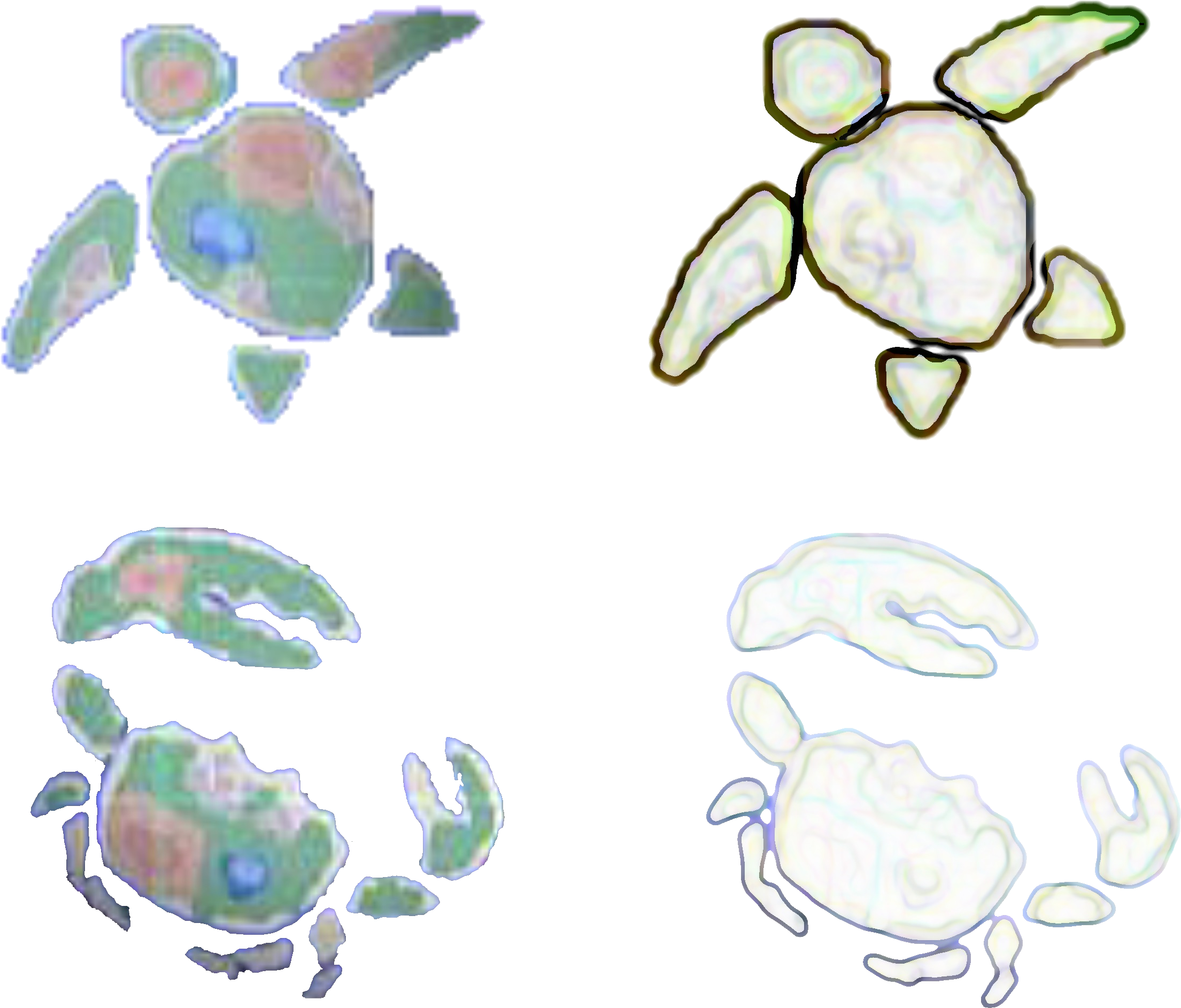 Here Are - Green Sea Turtle Clipart (3200x2400), Png Download