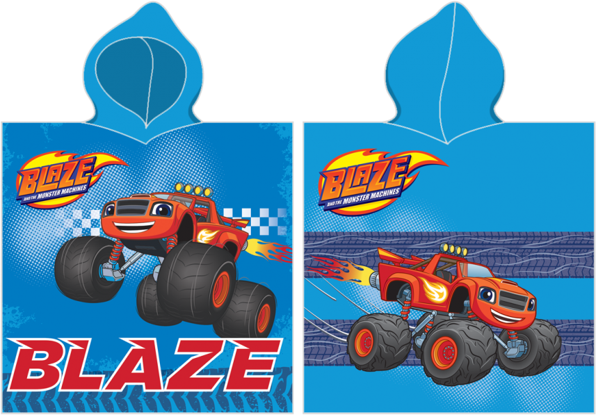Blaze And The Monster Machines - Poncho Clipart (1000x695), Png Download