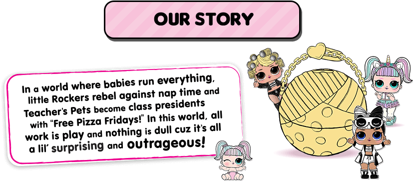 Read The L - Lol Surprise Our Story Clipart (890x482), Png Download