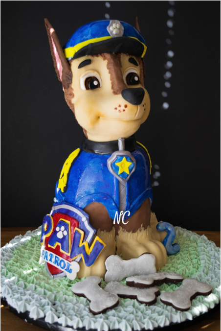 Chase Paw Patrol On Cake Central - Figurine Clipart (900x675), Png Download