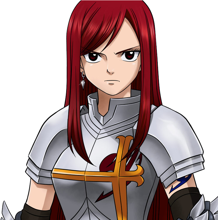 Fairy Tail Erza - Manga Fairy Tail Erza Clipart (760x738), Png Download