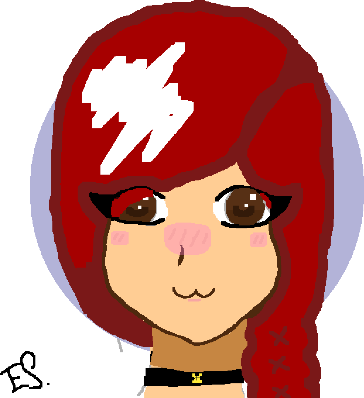 Oc - Erzascarlet - Cartoon Clipart (1400x1400), Png Download
