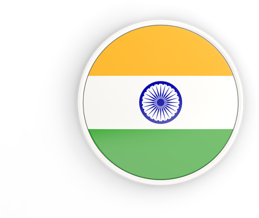 640 X 480 2 - India Flag Round Icon Png Clipart (640x480), Png Download