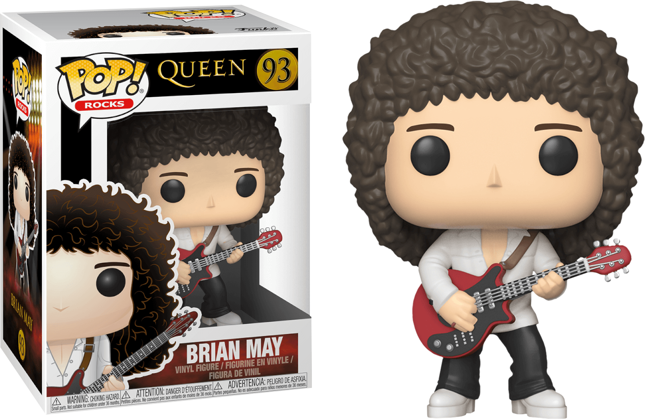 Brian May Funko Pop Vinyl Figure - Funko Pop Brian May Clipart (1309x850), Png Download