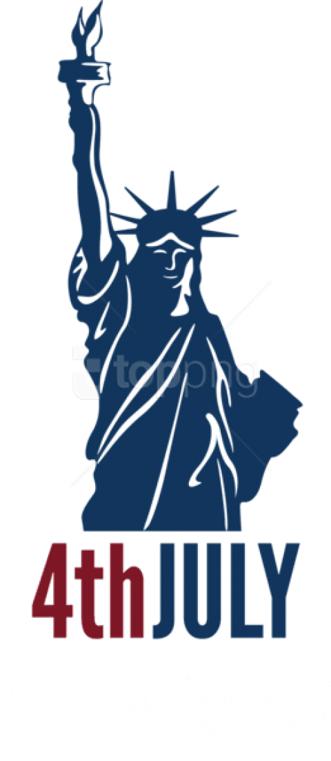 Free Png Download 4th July Independence Day With Statue - Poster Clipart (480x1104), Png Download