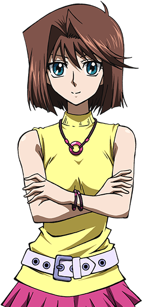 Yu Gi Oh Achtergrond Possibly Containing Anime Called - Yugioh Dark Side Of Dimensions Anzu Clipart (570x600), Png Download