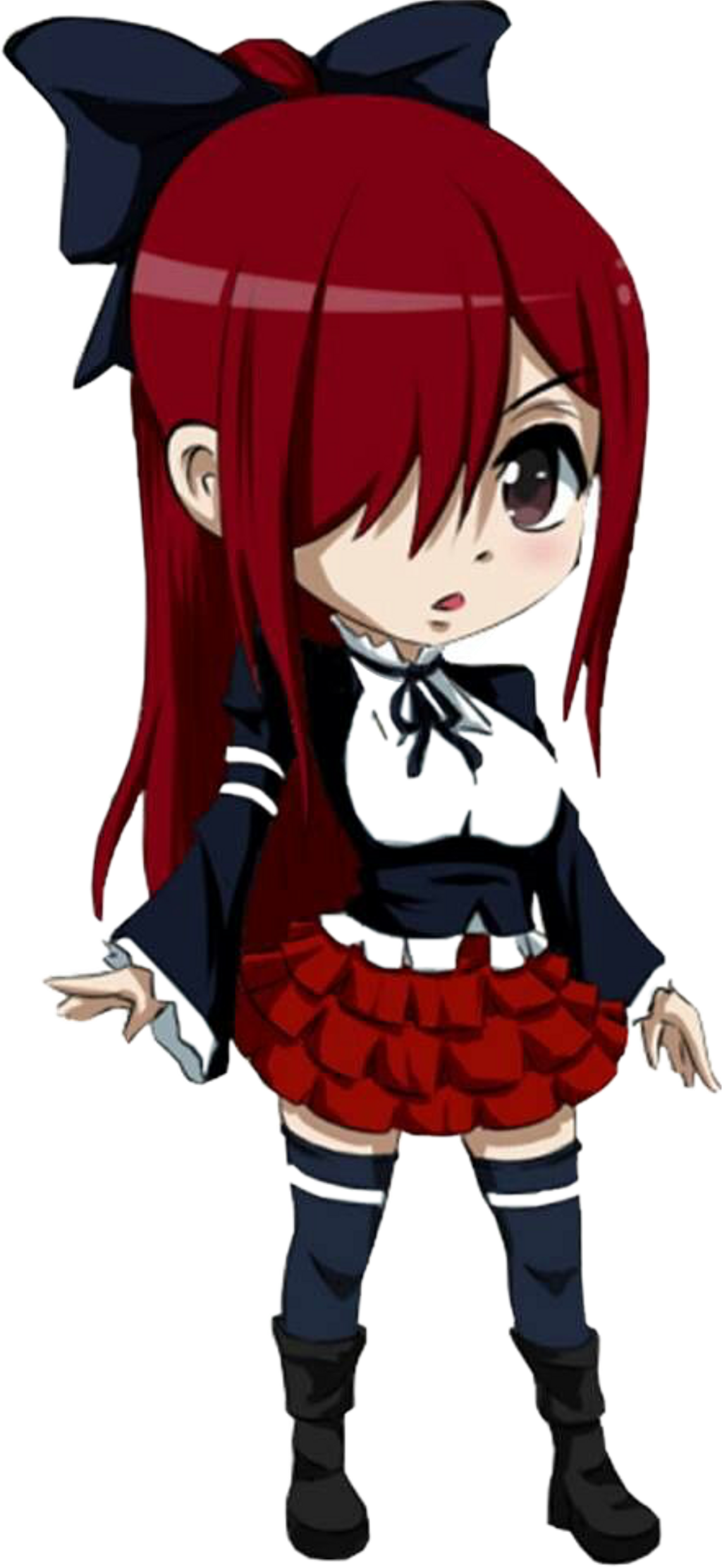 #erza #erzascarlet #fairytail #anime #chibi #kawaii - Fairy Tail Chibi Erza Clipart (1024x2224), Png Download