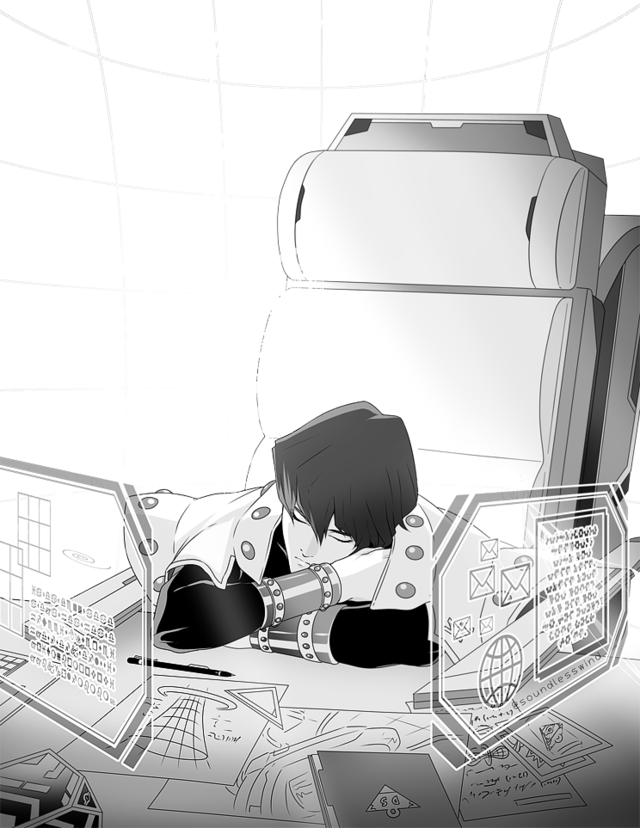 10% Remains - Seto Kaiba Asleep Clipart (500x647), Png Download