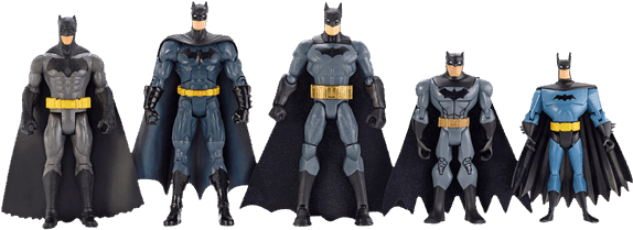 Batman Ultimate Collection Action Figures 5 Pack Clipart (600x600), Png Download