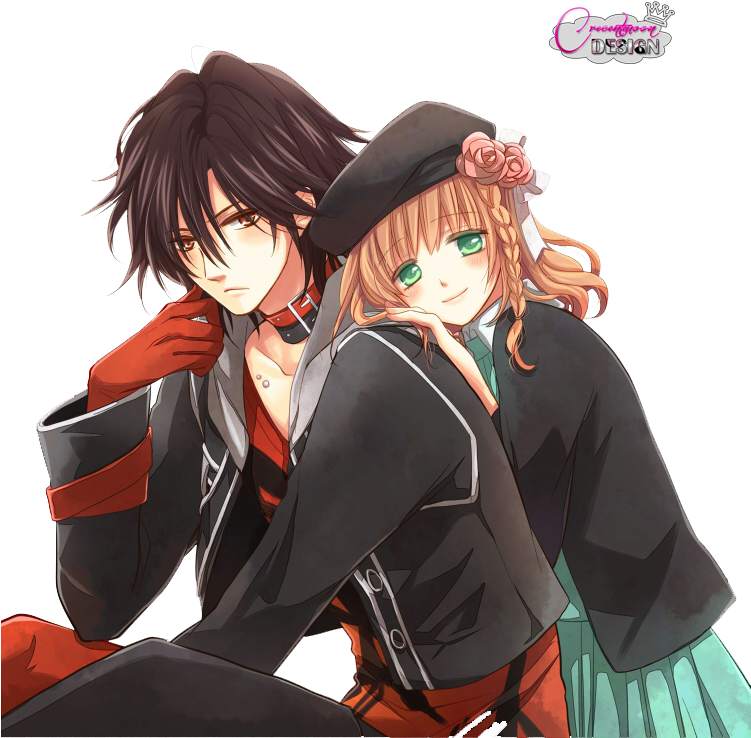 Dibujo, Mangas, Amor, Amnesia Anime, Pareja Animé, Clipart (750x800), Png Download