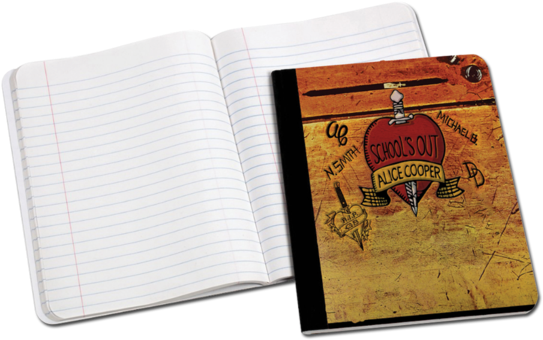 School's Out Notebook Clipart (600x600), Png Download