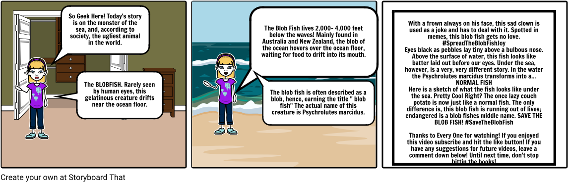 Blob Fish Clipart (1164x385), Png Download