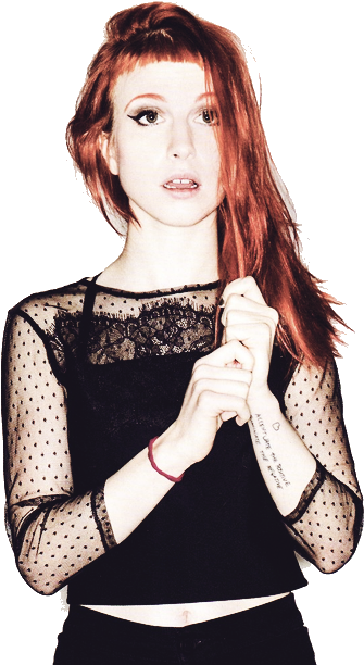 Hayley Williams Png Transparent Image - Hayley Williams Mesh Top Clipart (500x660), Png Download