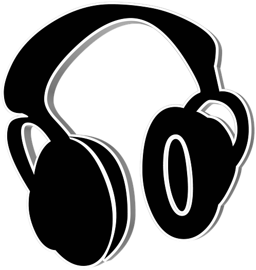 Headphones Clipart Music Wave - Png Download (720x720), Png Download