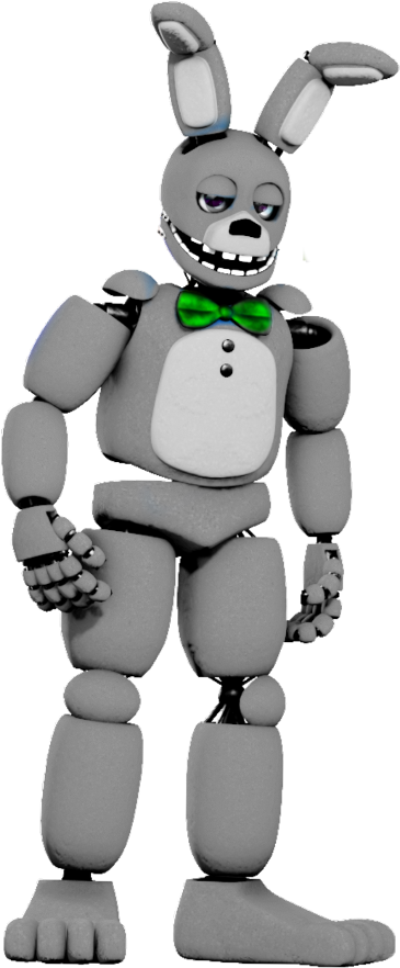 #fnaf White Rabbit - Fnaf Withered Spring Bonnie Clipart (1024x1024), Png Download