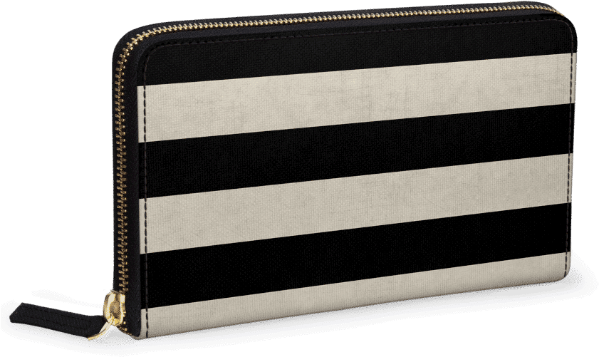 Dailyobjects Vintage Black Stripes Women's Classic - Wallet Clipart (900x900), Png Download