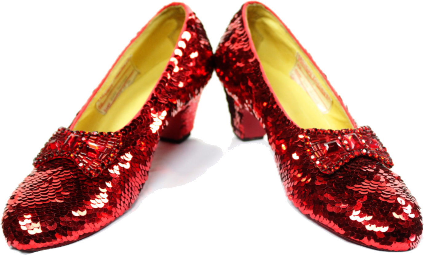 Follow The Yellow Brick Road - Ballet Flat Clipart (1418x846), Png Download
