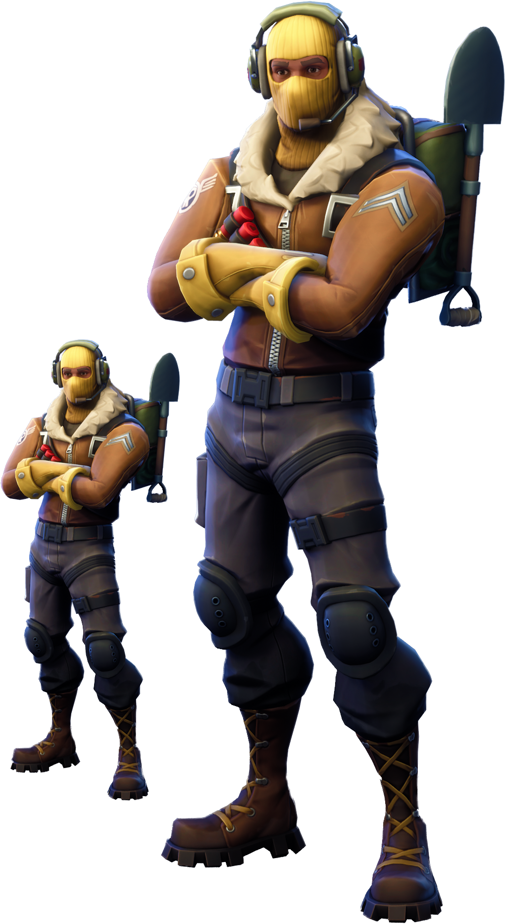 I Can Make Them Double This - Fortnite Raptor Costume Clipart (1500x1864), Png Download
