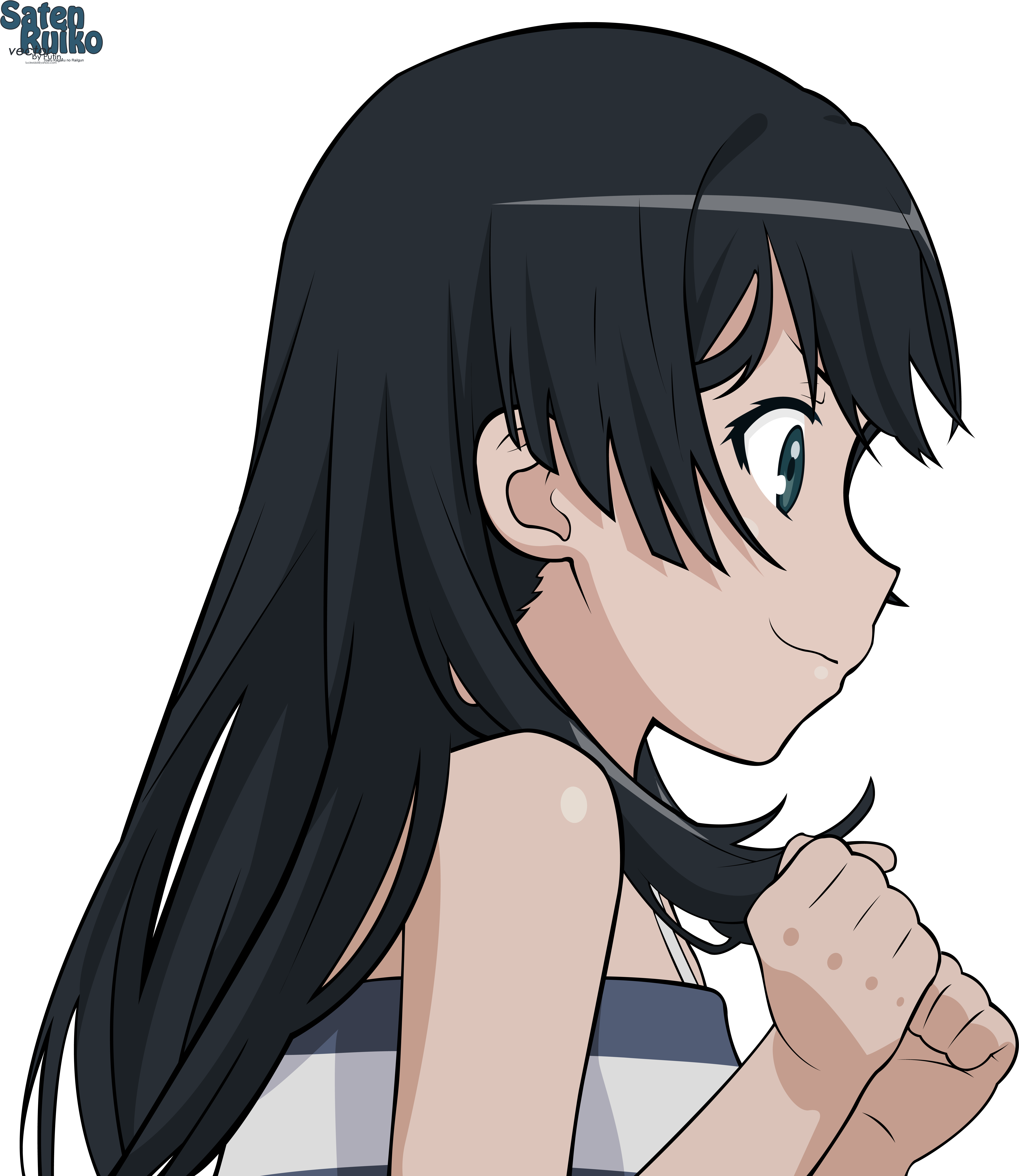 To Aru Kagaku No Railgun To Aru Majutsu No Index Saten - Cartoon Clipart (6092x6839), Png Download