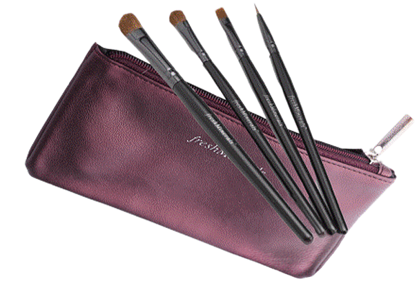 Set Brushes X4 - Makeup Brushes Clipart (640x500), Png Download