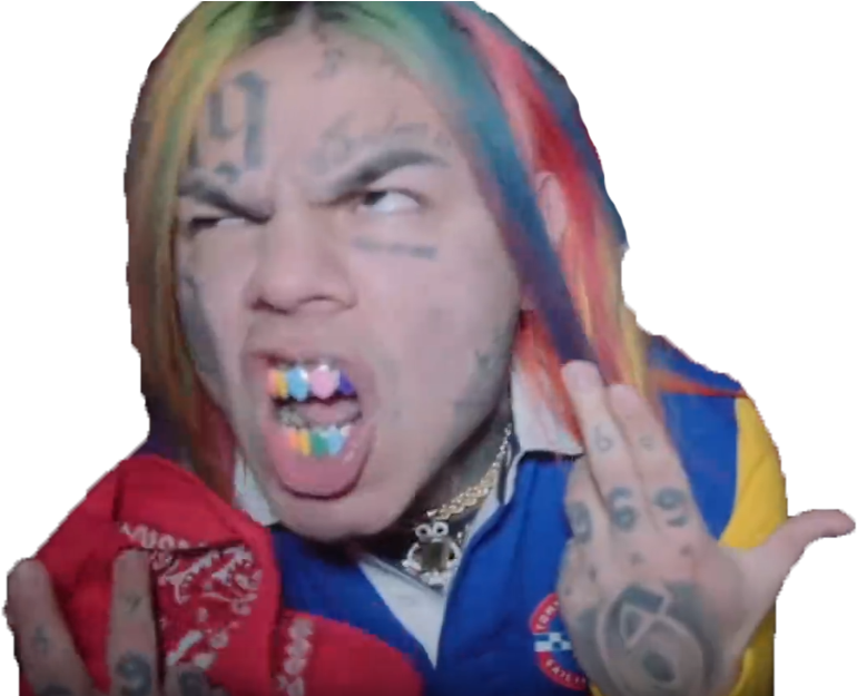 Lien Direct, 2018/10/6/1520651081 6ix9ine Fou Kekeh Clipart (770x625), Png Download