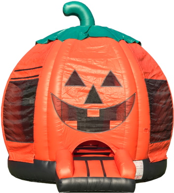 Pumpkin Bounce House - Jack-o'-lantern Clipart (640x480), Png Download